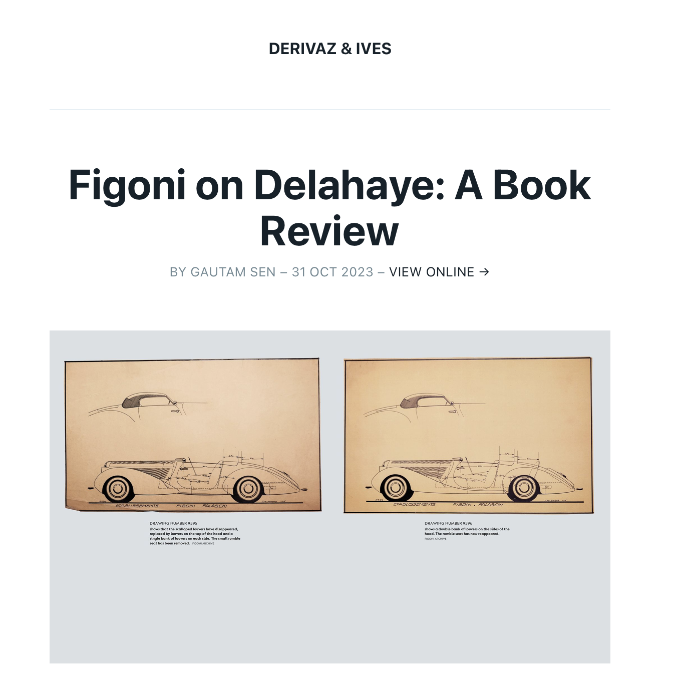 Figoni on Delahaye by Richard Adatto